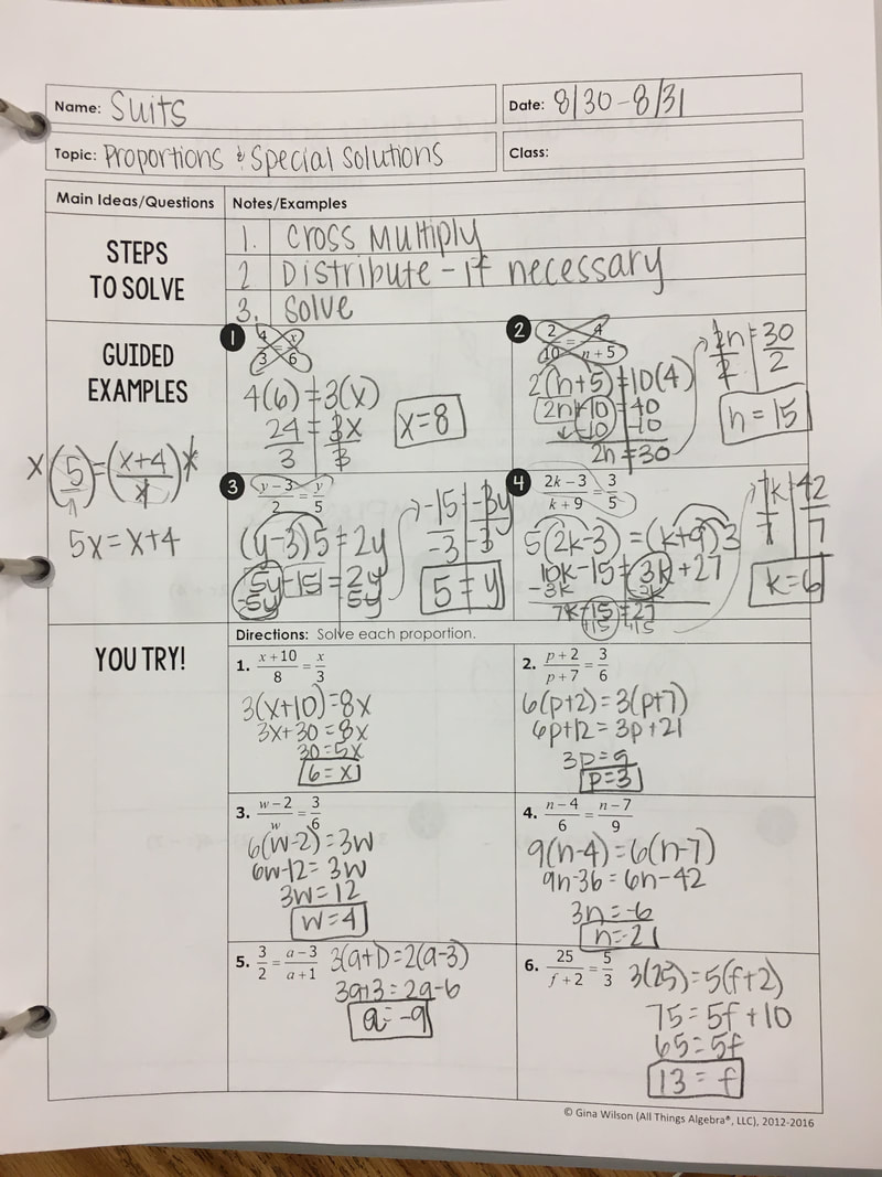 unit 1 algebra basics homework 6 matrices answers